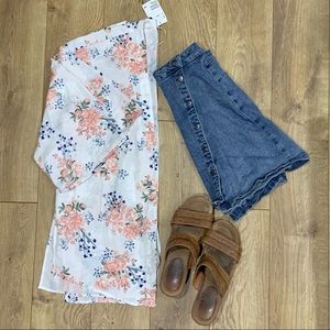 NWT H&M floral kimono